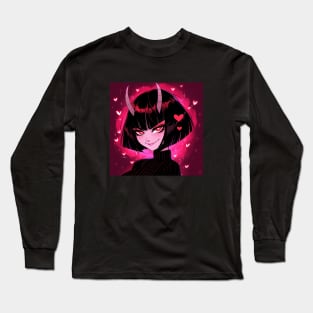 Cute Love Demon Long Sleeve T-Shirt